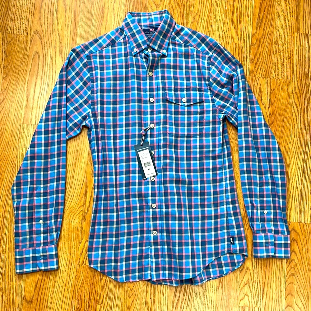 NWT Vineyard Vines Slim Fit Crosby Shirt